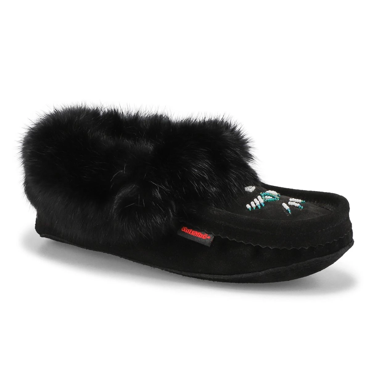 SoftMoc Women's SF600 Rabbit Fur Moccasin - D 4 SoftMoc Women's SF600 Rabbit Fur Moccasin - D - Image 2