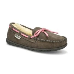 SoftMoc Girls' Bali Jr Ballerina Moccasin - L -Softmoc BALI JR GRY XXX 2