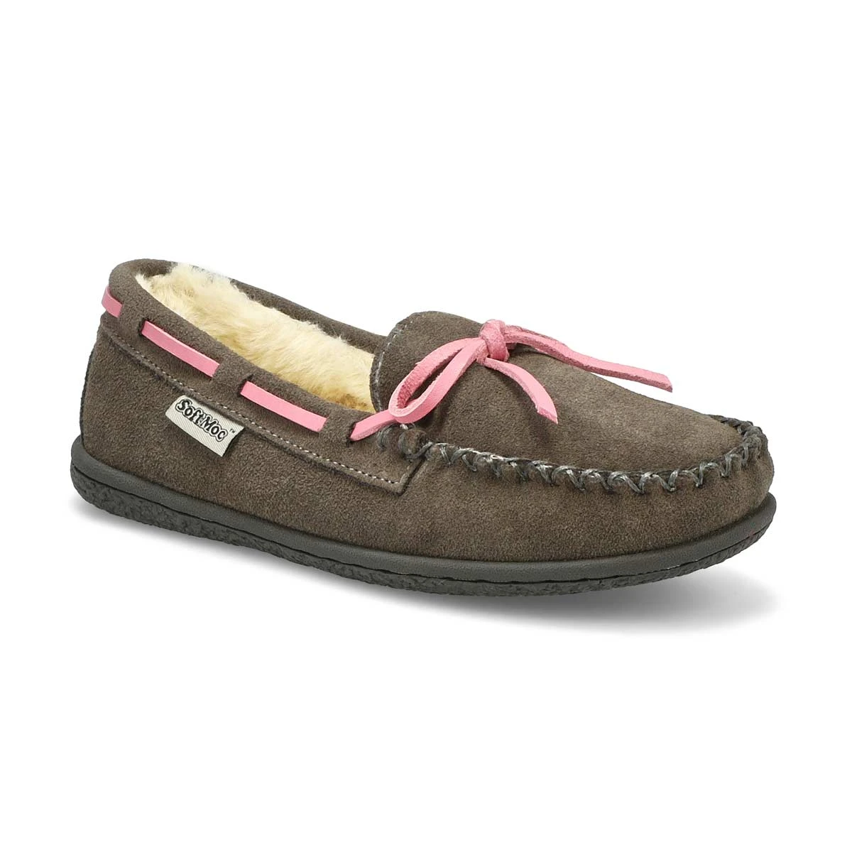 SoftMoc Girls' Bali Jr Ballerina Moccasin - B 5 SoftMoc Girls' Bali Jr Ballerina Moccasin - B - Image 3