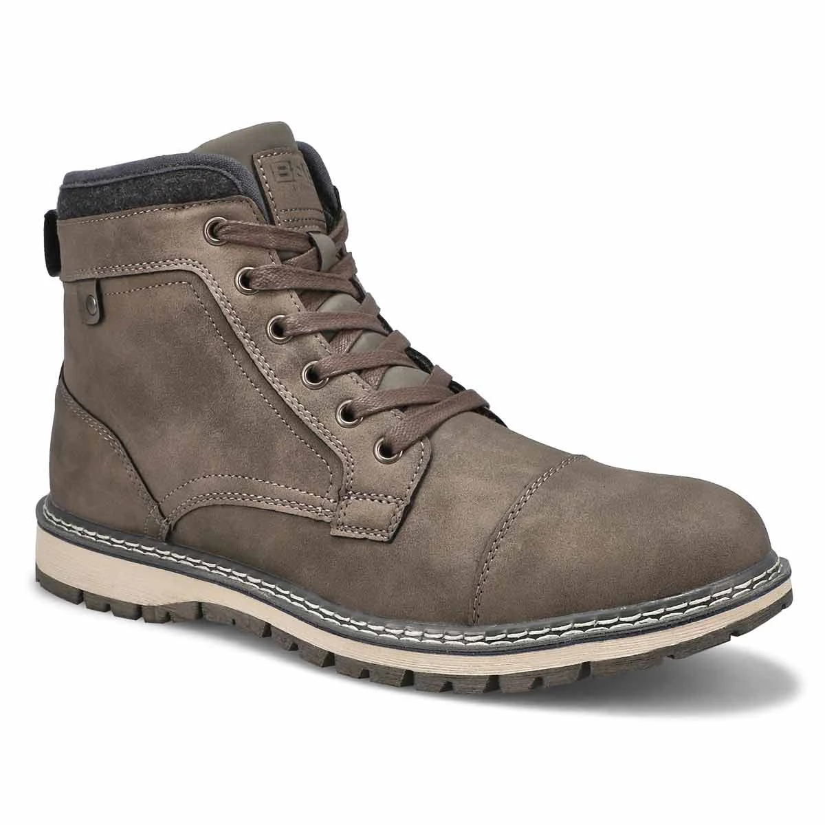 SoftMoc Men's Bucky Ankle Boot - Taupe 3 SoftMoc Men's Bucky Ankle Boot - Taupe