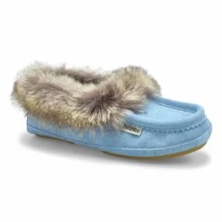 SoftMoc Women's Carrot 5 Faux Fur Moccasin - -Softmoc CARROT5 LTBL XXX 1