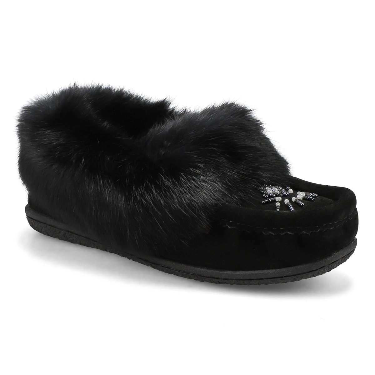 SoftMoc Ladies Cute 5 Rabbit Fur Moccasin- Re 5 SoftMoc Ladies Cute 5 Rabbit Fur Moccasin- Re - Image 3