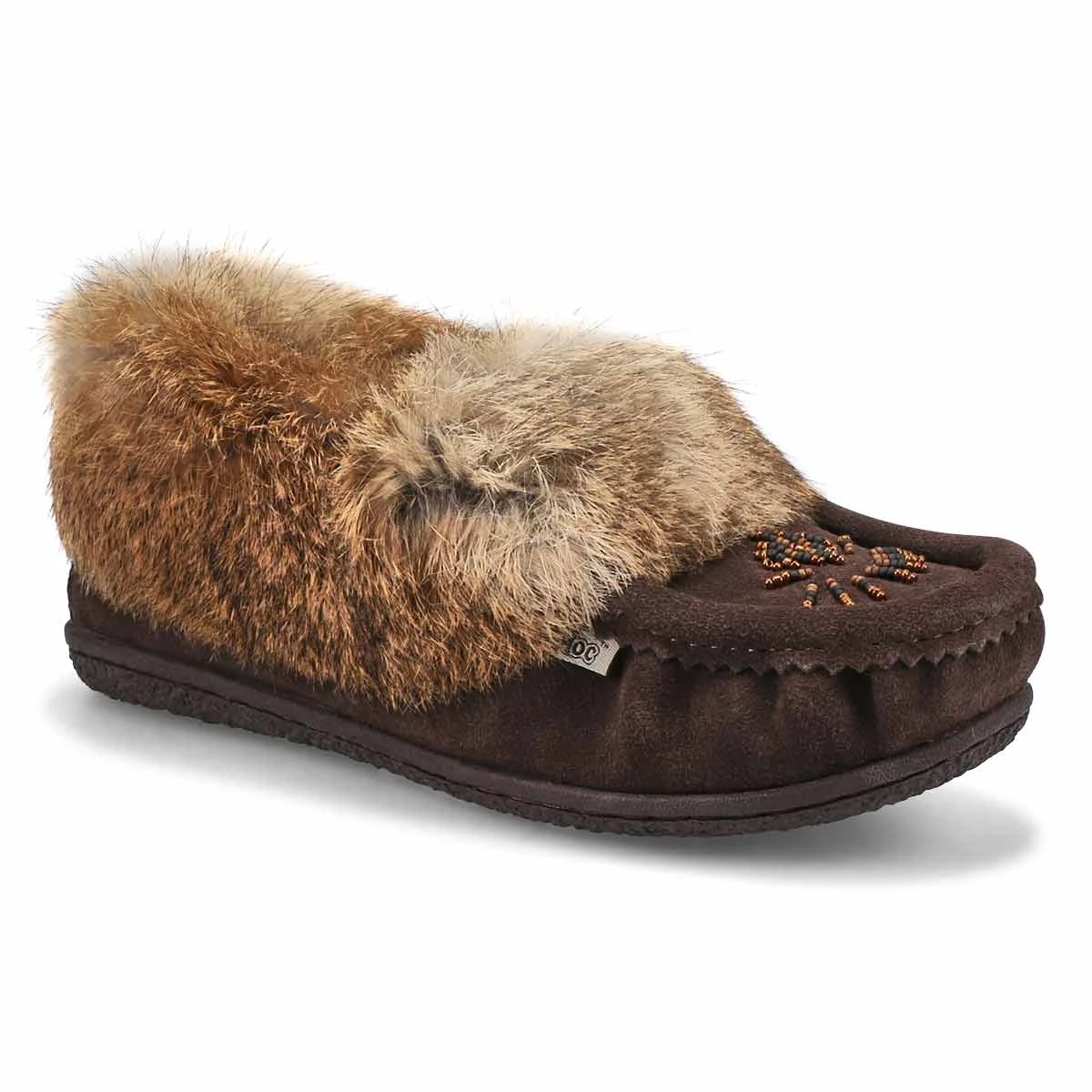 SoftMoc Ladies Cute 5 Rabbit Fur Moccasin- Re 8 SoftMoc Ladies Cute 5 Rabbit Fur Moccasin- Re - Image 6