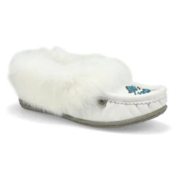 SoftMoc Women's Cute 5 L Rabbit Fur Moccasin 7 SoftMoc Women's Cute 5 L Rabbit Fur Moccasin -Softmoc CUTE5 L WHT XXX 1