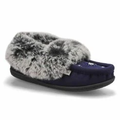 SoftMoc Women's Cute 5 V3 Faux Fur Vegan Moc 10 SoftMoc Women's Cute 5 V3 Faux Fur Vegan Moc -Softmoc CUTE5 V3 NVY XXX