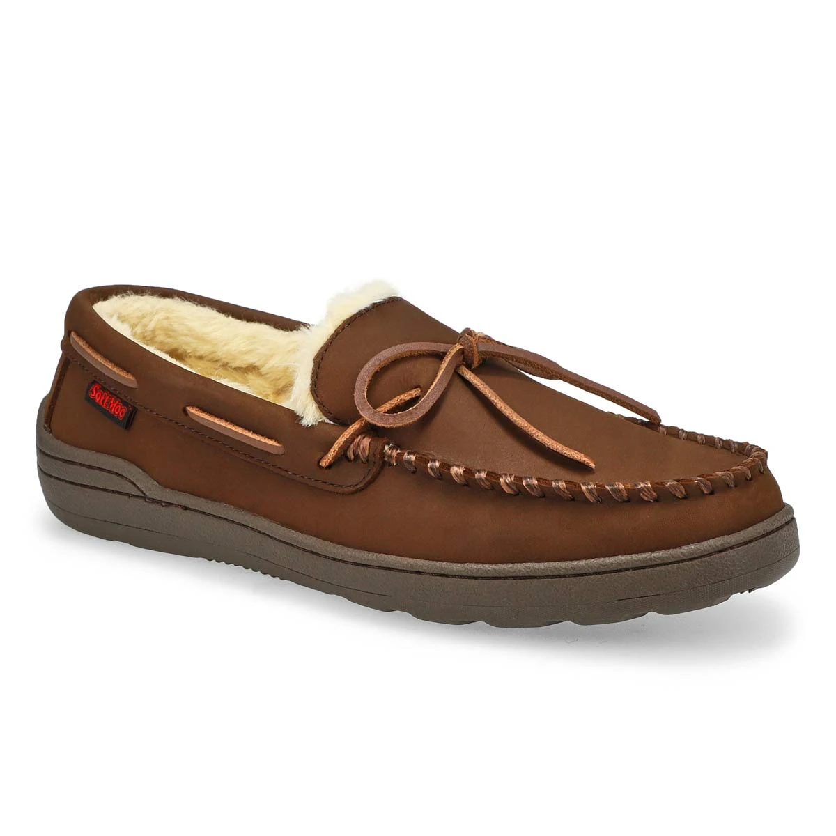 SoftMoc Men's Danny Lined Moccasin - Cashew 4 SoftMoc Men's Danny Lined Moccasin - Cashew - Image 2