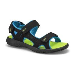 SoftMoc Boys's Diego Sport Sandals - Navy Ora -Softmoc DIEGO BLKMTI XXX