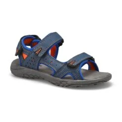 SoftMoc Boys' Diego Sport Sandal - Black/Mult -Softmoc DIEGO NVY XXX 2