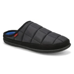SoftMoc Men's Falcon Open Back Slipper - Blac