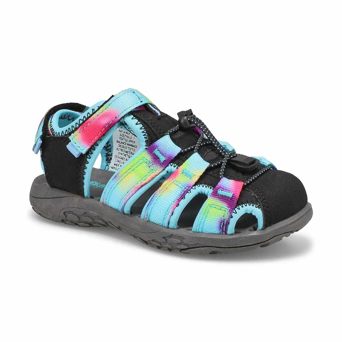 SoftMoc Girls' Kayla Fisherman Sandal -Black 3 SoftMoc Girls' Kayla Fisherman Sandal -Black