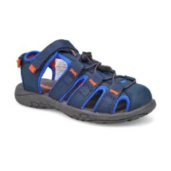 SoftMoc Boys' Kyle Fisherman Sandal - Black/M -Softmoc KYLE NVY XXX 2