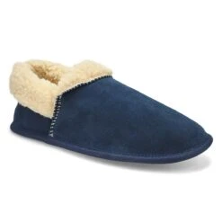 SoftMoc Men's Loki Closed Back Slipper - Choc -Softmoc LOKI NVY XXX 2