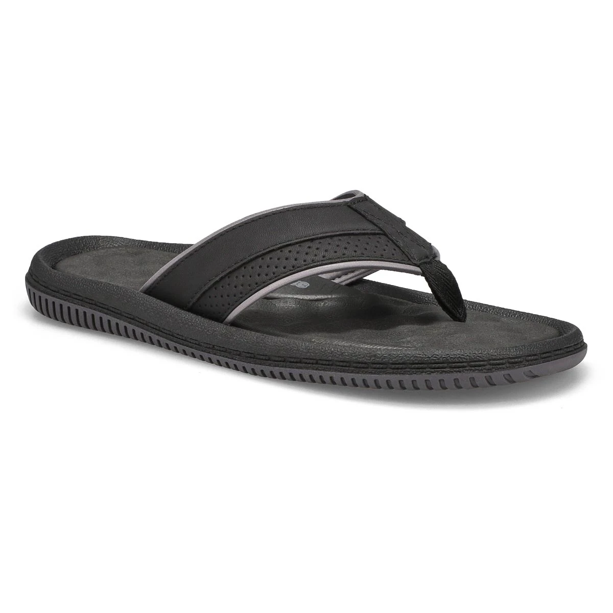 SoftMoc Men's Roland 2 Thong Sandal - Black 3 SoftMoc Men's Roland 2 Thong Sandal - Black