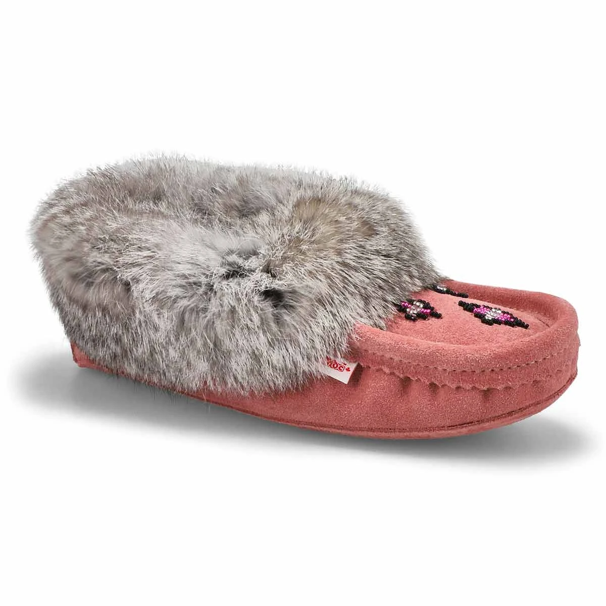 SoftMoc Women's SF600 Rabbit Fur Moccasin - D 3 SoftMoc Women's SF600 Rabbit Fur Moccasin - D