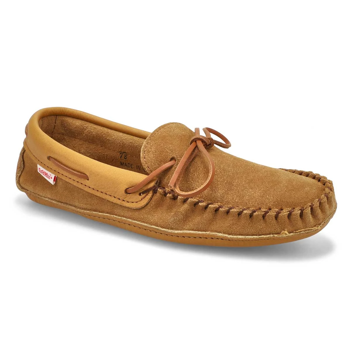 SoftMoc Men's SF78 Moccasin - Dark Tan 3 SoftMoc Men's SF78 Moccasin - Dark Tan