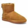 SoftMoc Women's Smocs 5 Mini Boot - Chestnut 1 SoftMoc Women's Smocs 5 Mini Boot - Chestnut -Softmoc SMOCS5 LOW CHES XXX 1